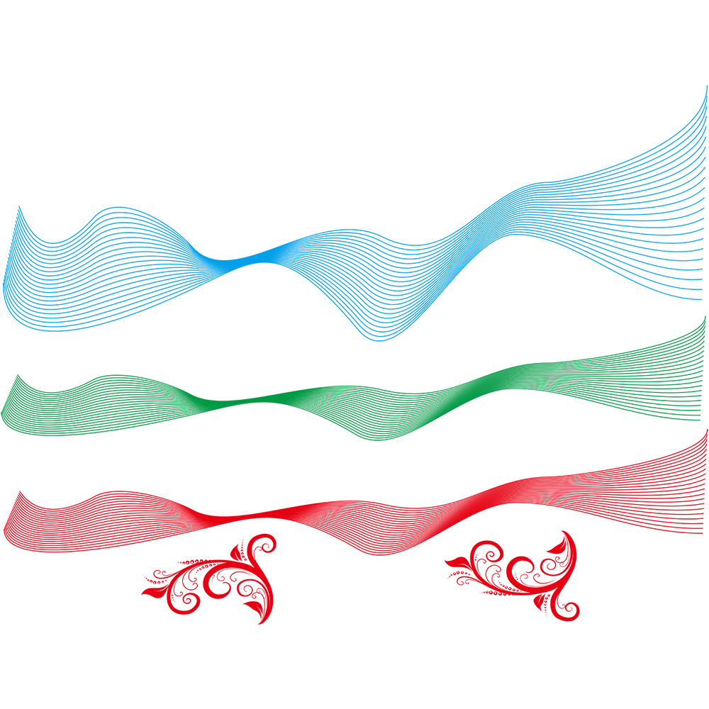 花纹水纹cdr素材插图