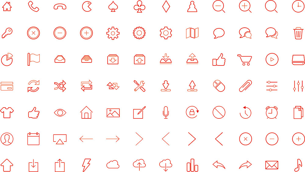 常用图标cdr素材插图