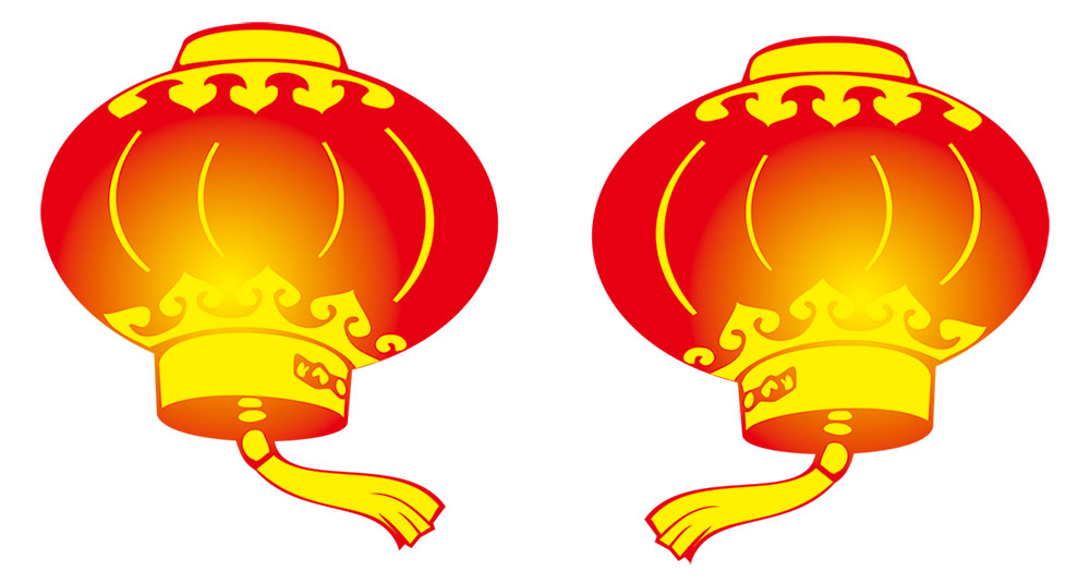 红灯笼cdr素材插图