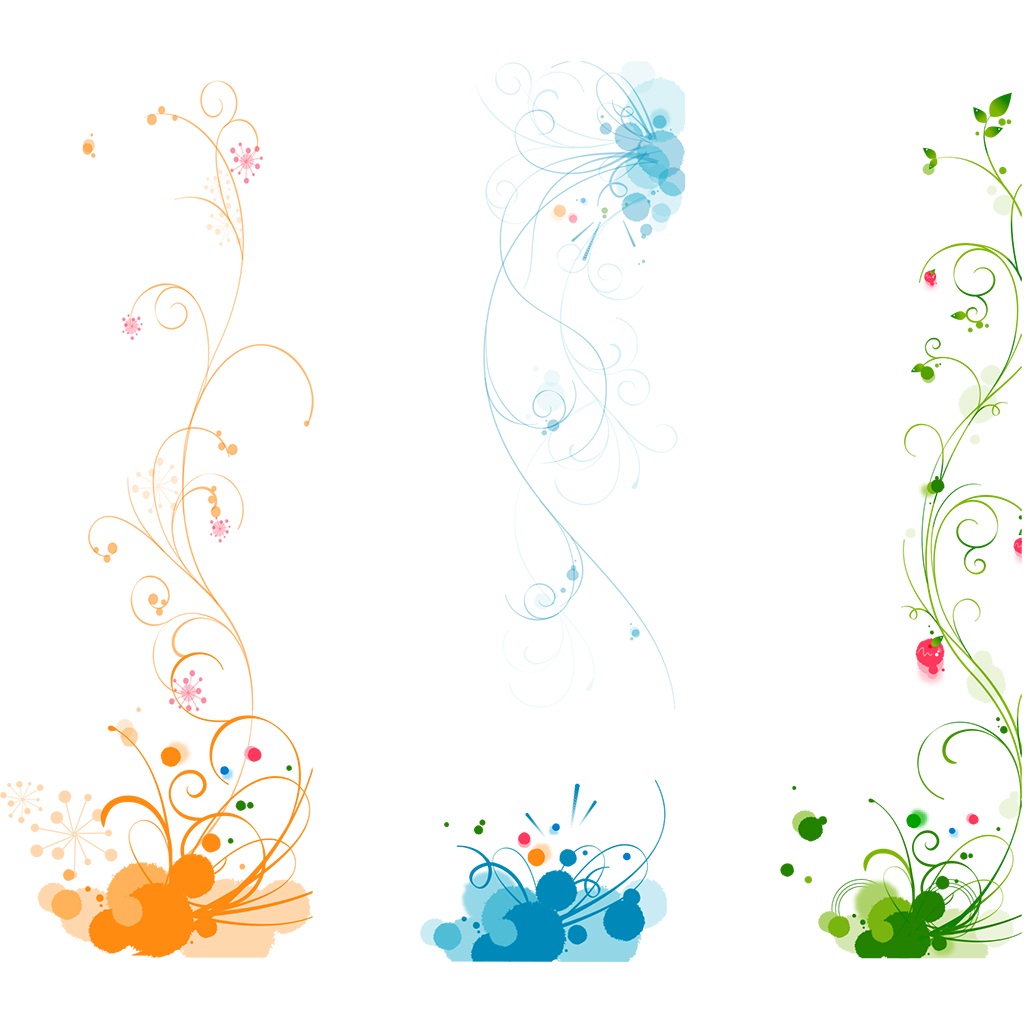 矢量花CDR素材插图