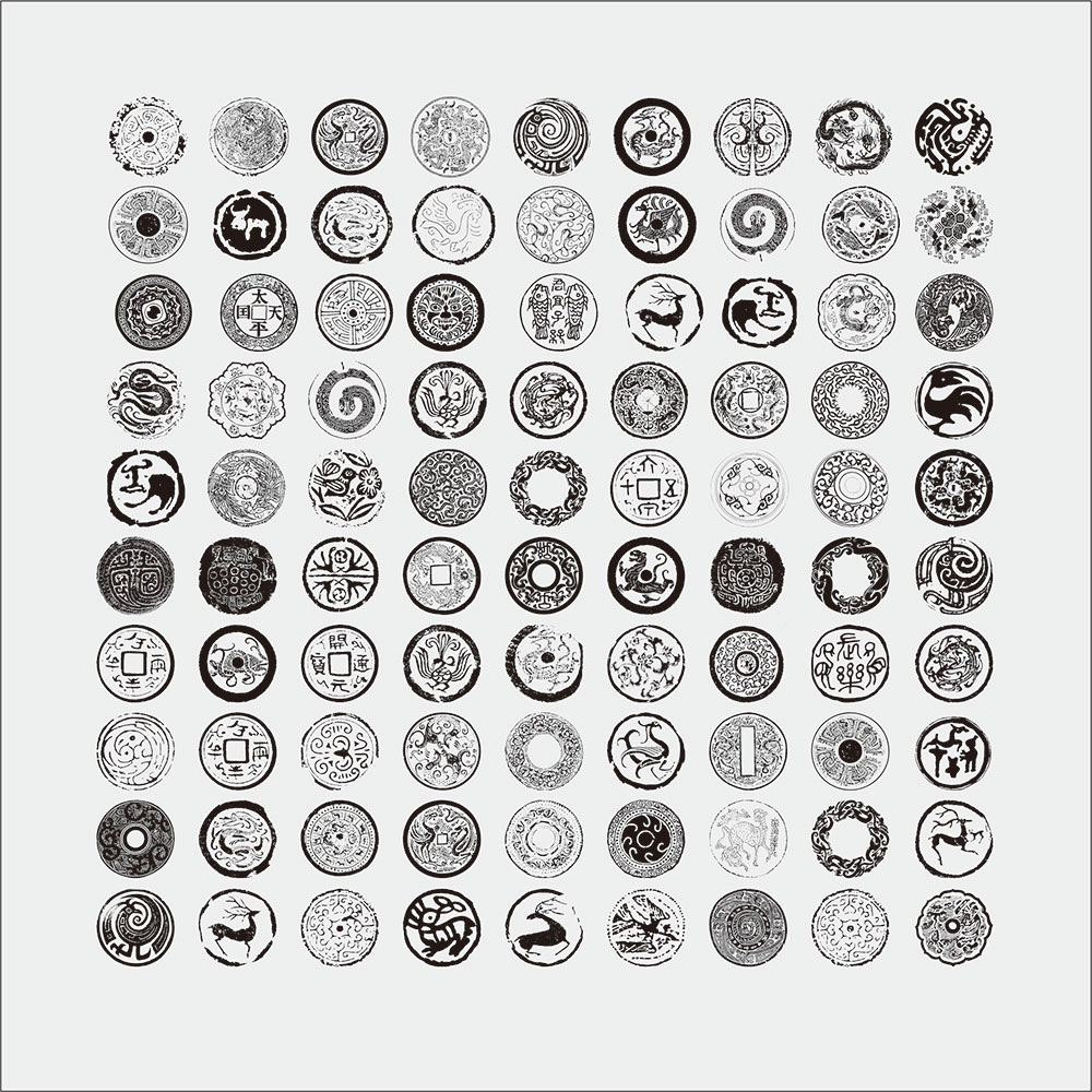 圆形古典图案cdr素材插图