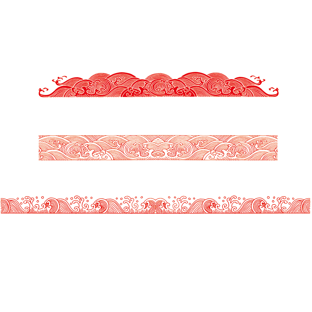 矢量水纹cdr素材插图