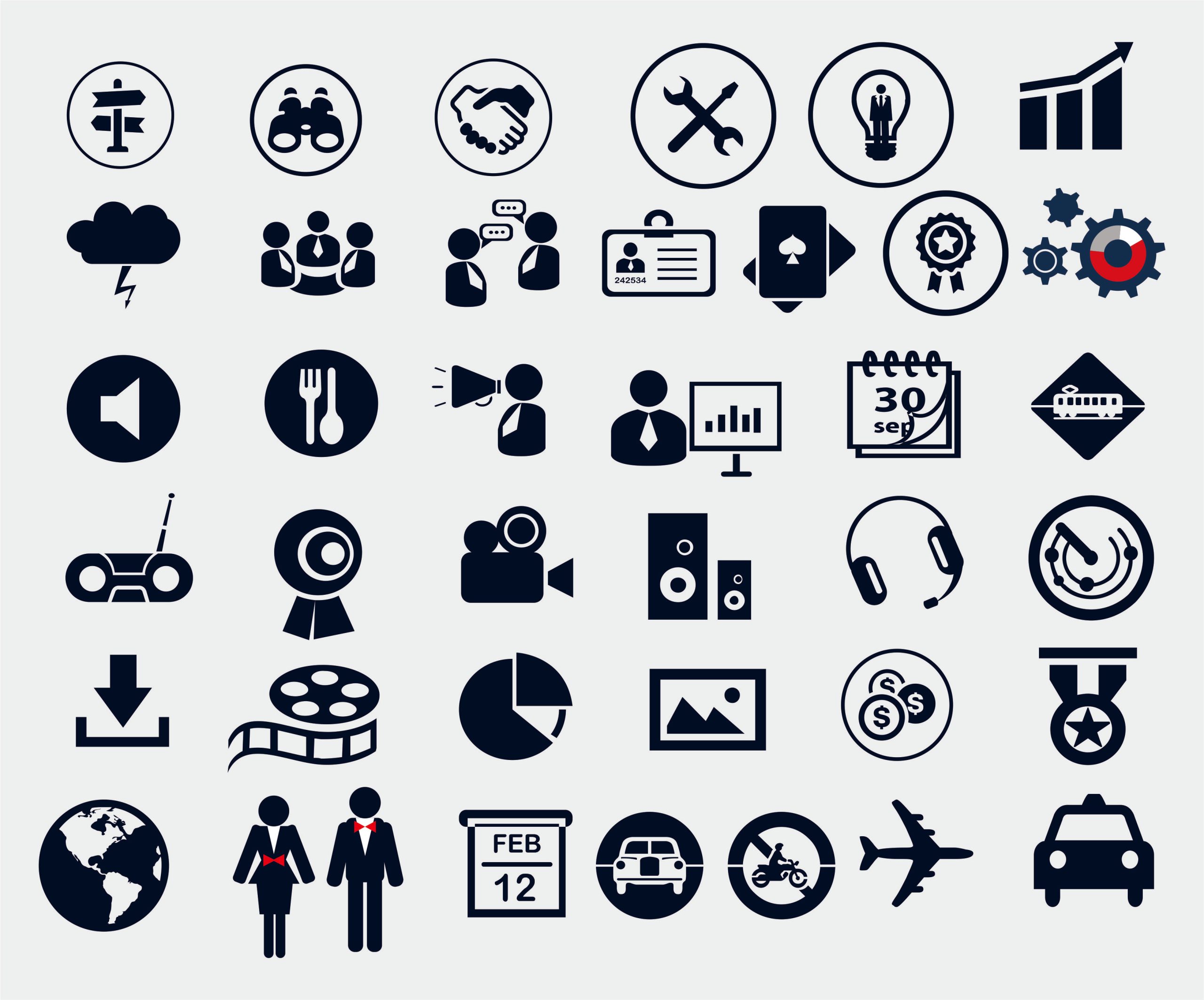 常用图标cdr素材插图