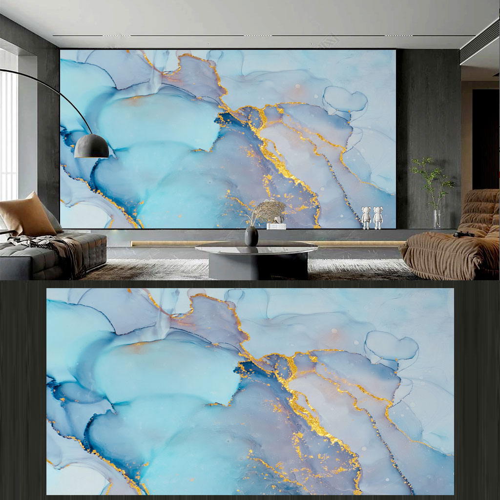 彩色天然石纹背景插图