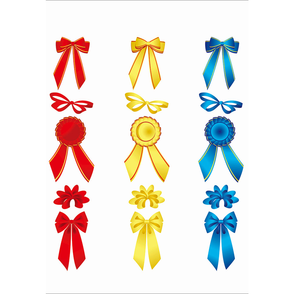 花荣誉贴cdr素材插图