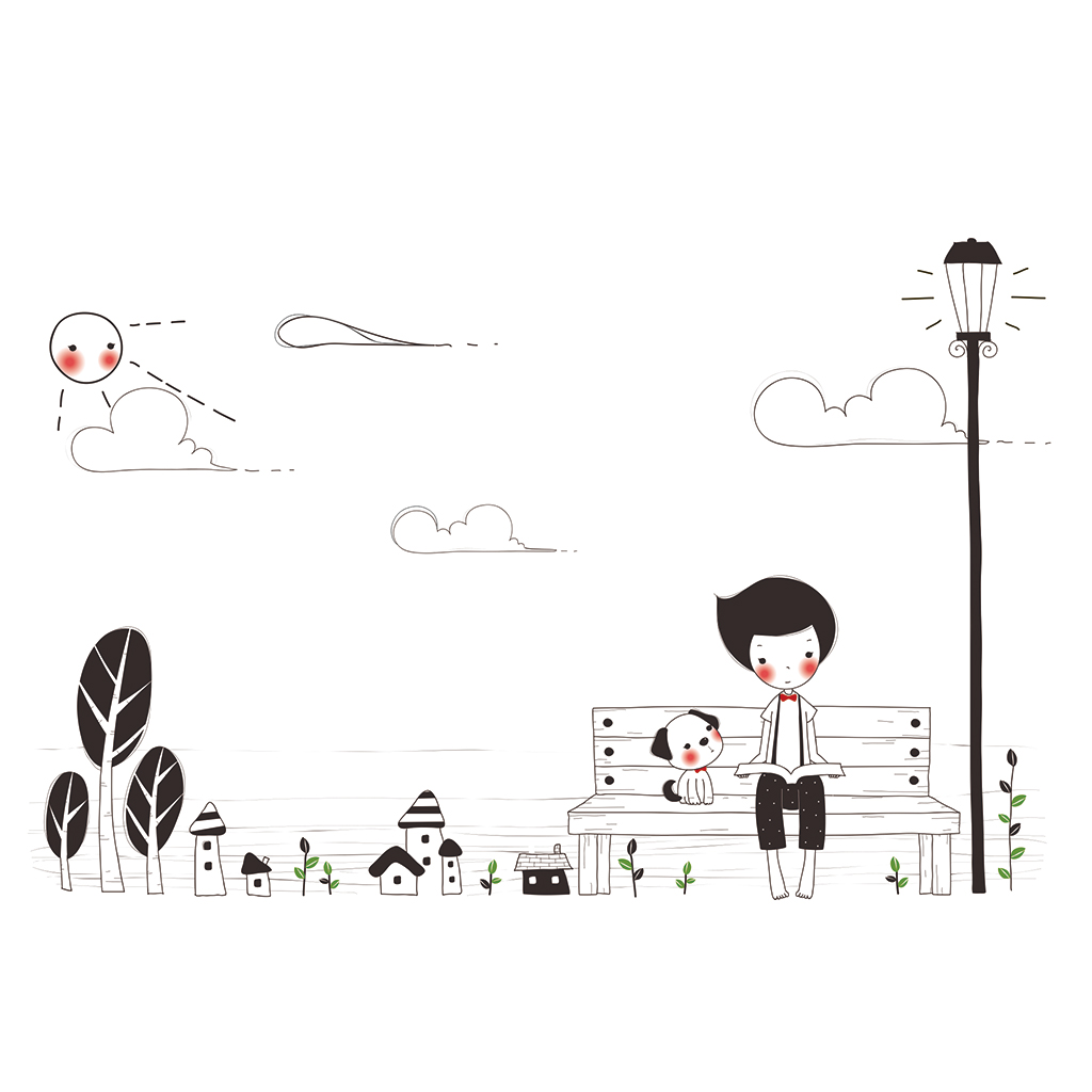 卡通插画图案cdr素材插图