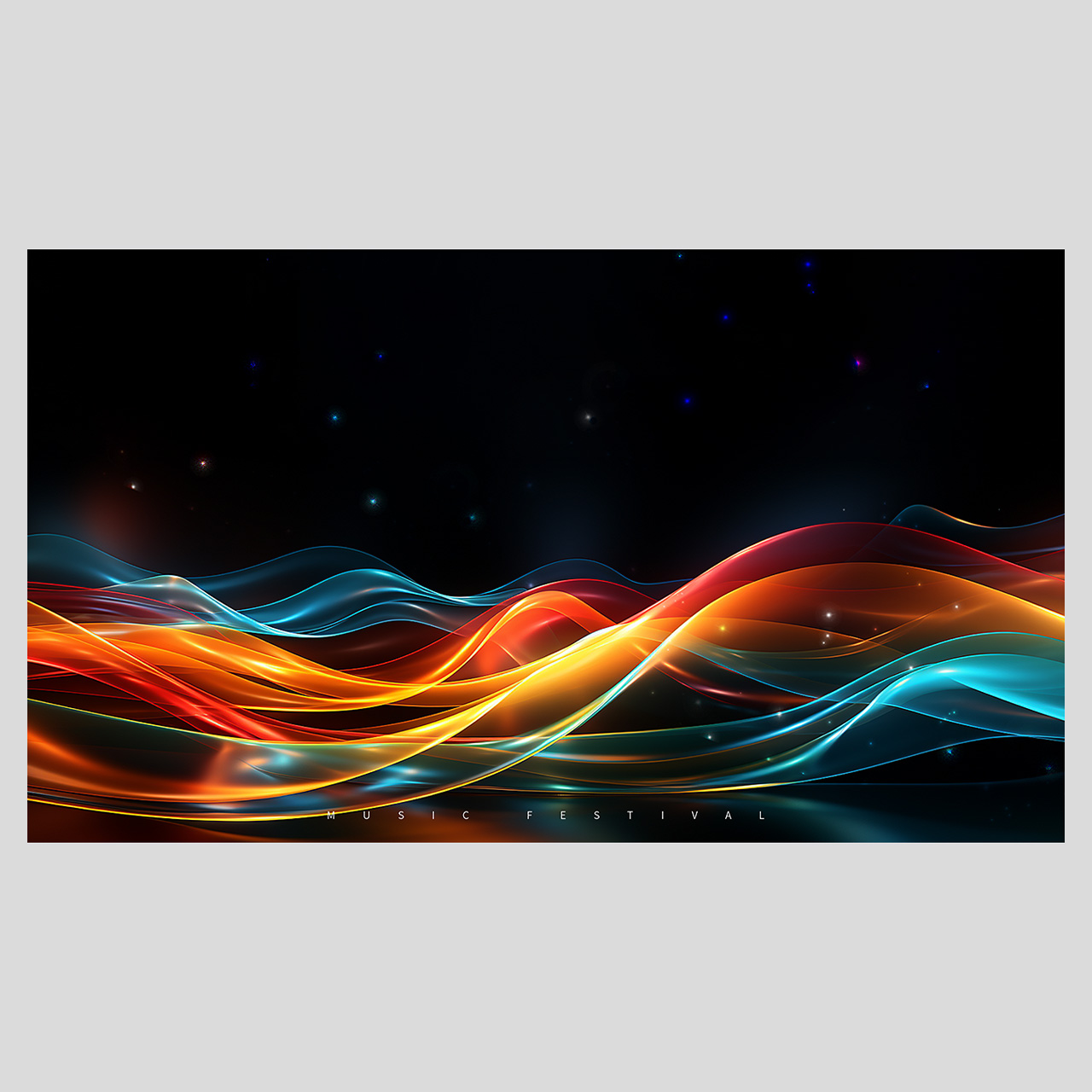 彩色光效背景素材插图