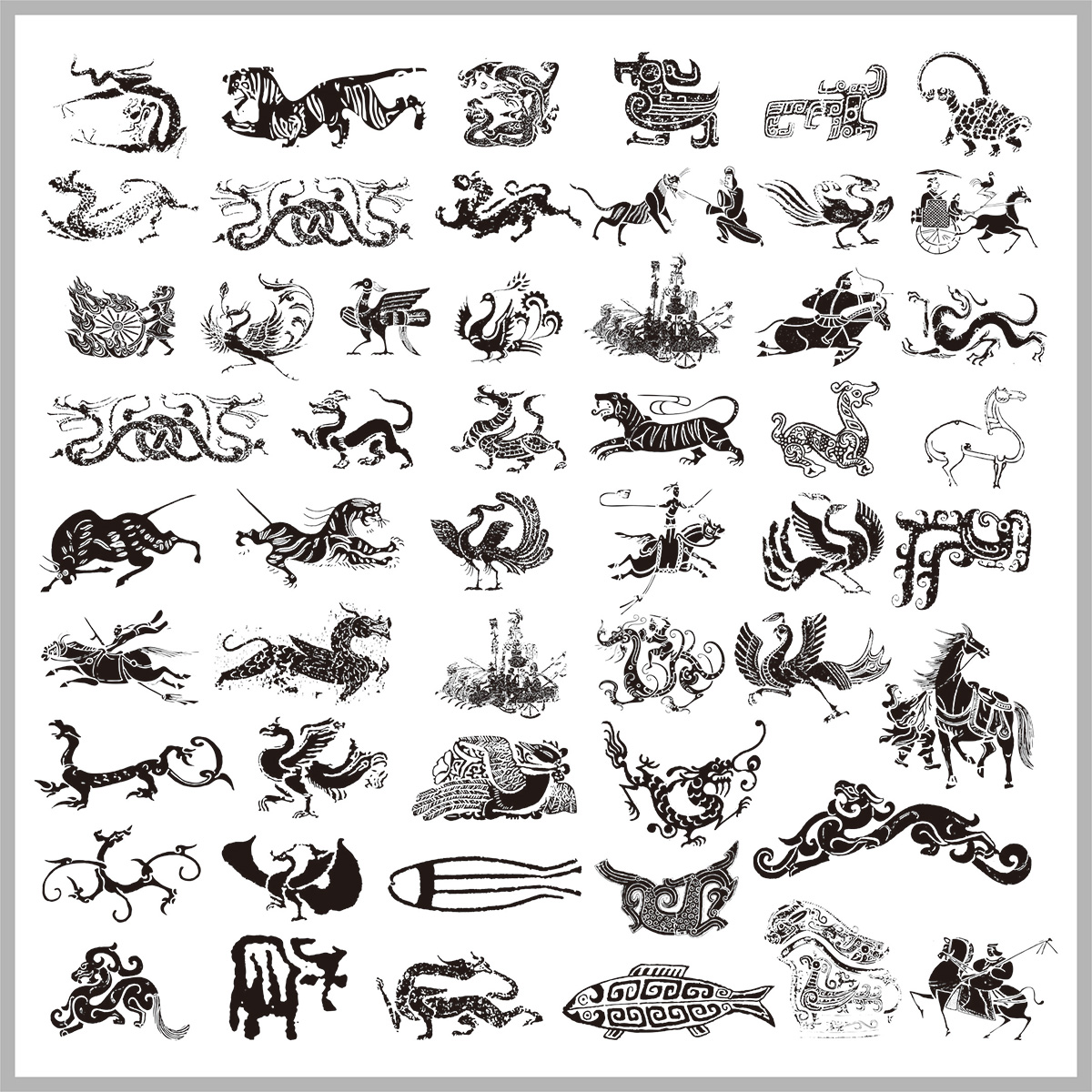 中国传统文化元素cdr素材插图