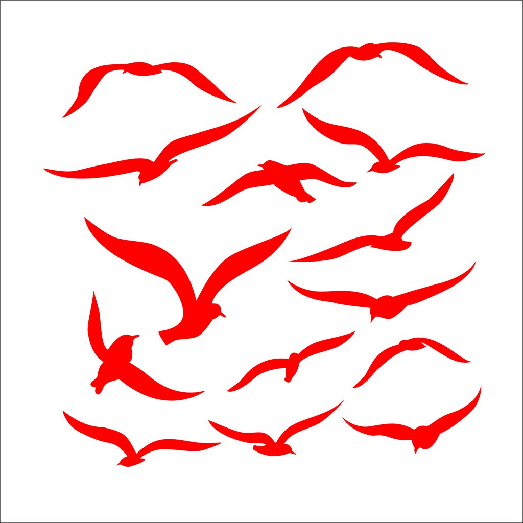 矢量海鸥cdr素材插图