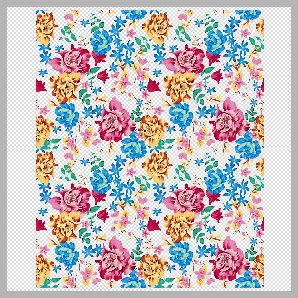 牡丹组合图案cdr素材插图