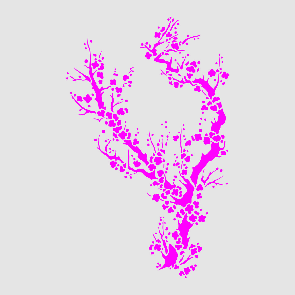 梅花干支梅CDR矢量素材插图