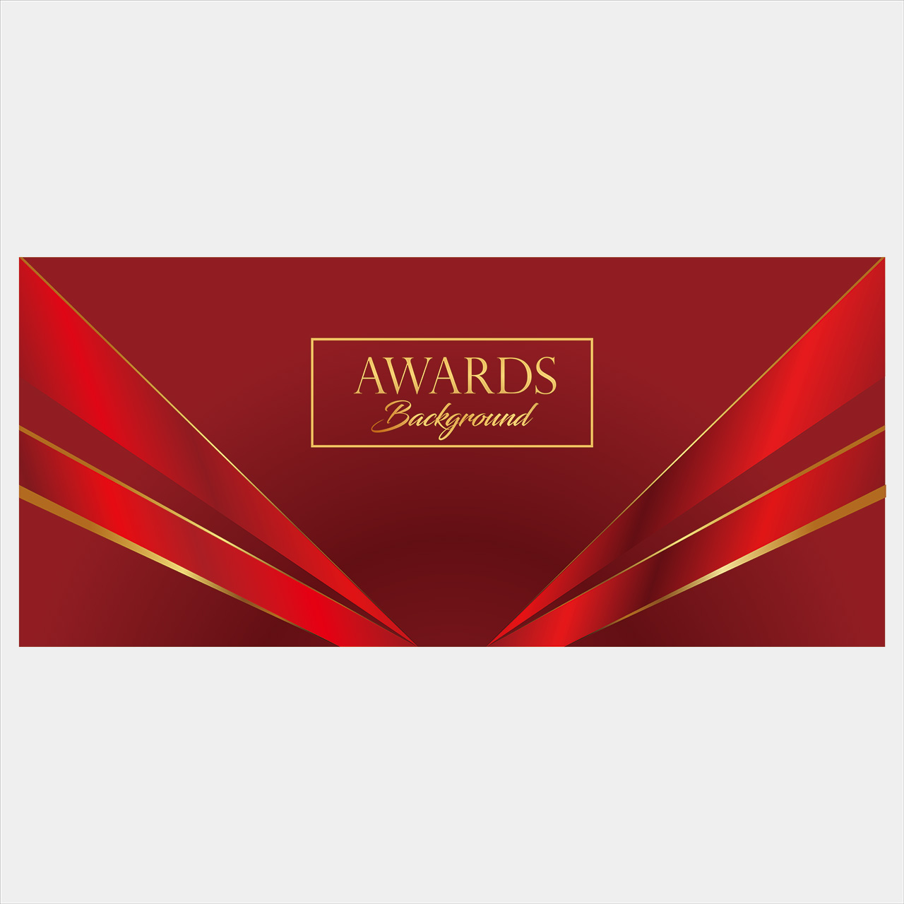 金色红色背景插图