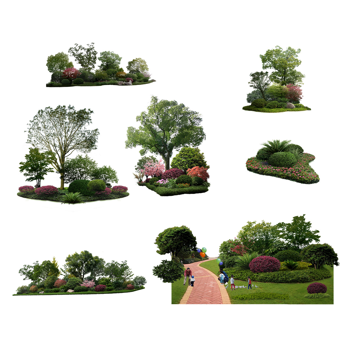 绿化景观PSD素材插图