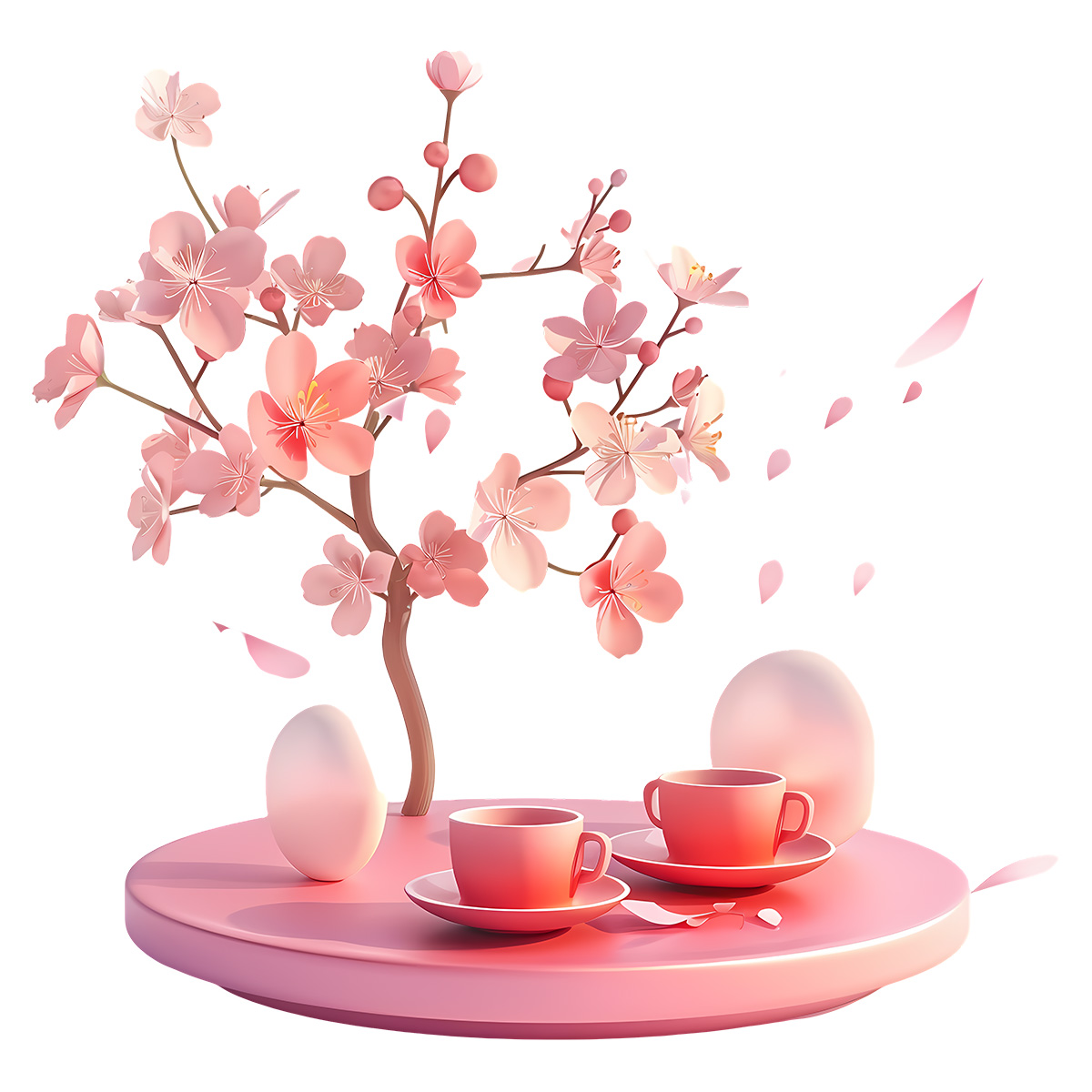 樱花PNG素材插图