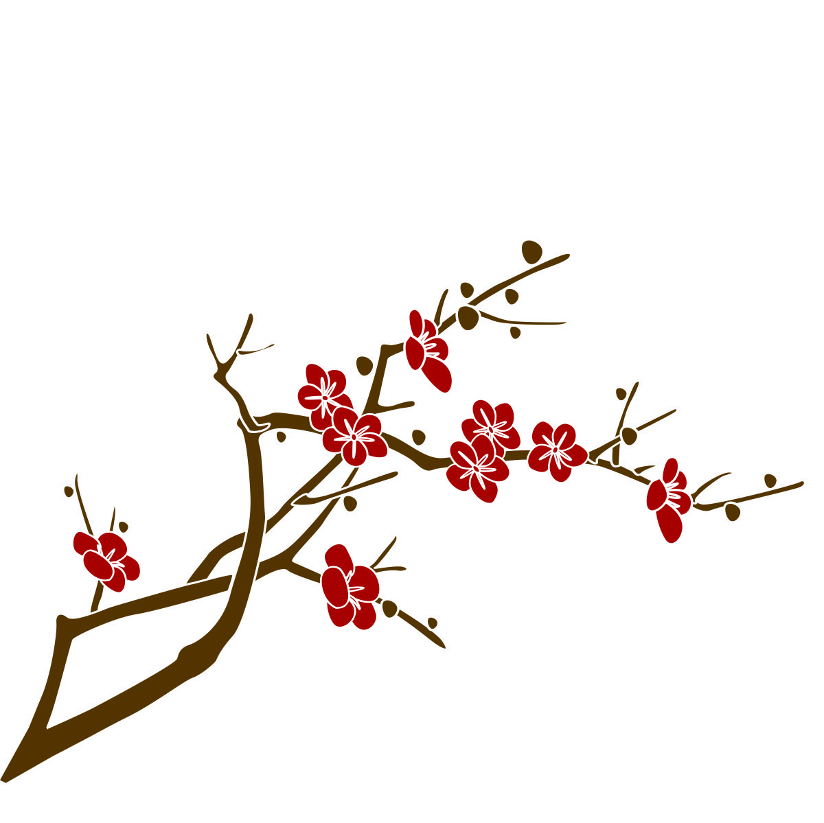 梅花矢量CDR素材插图