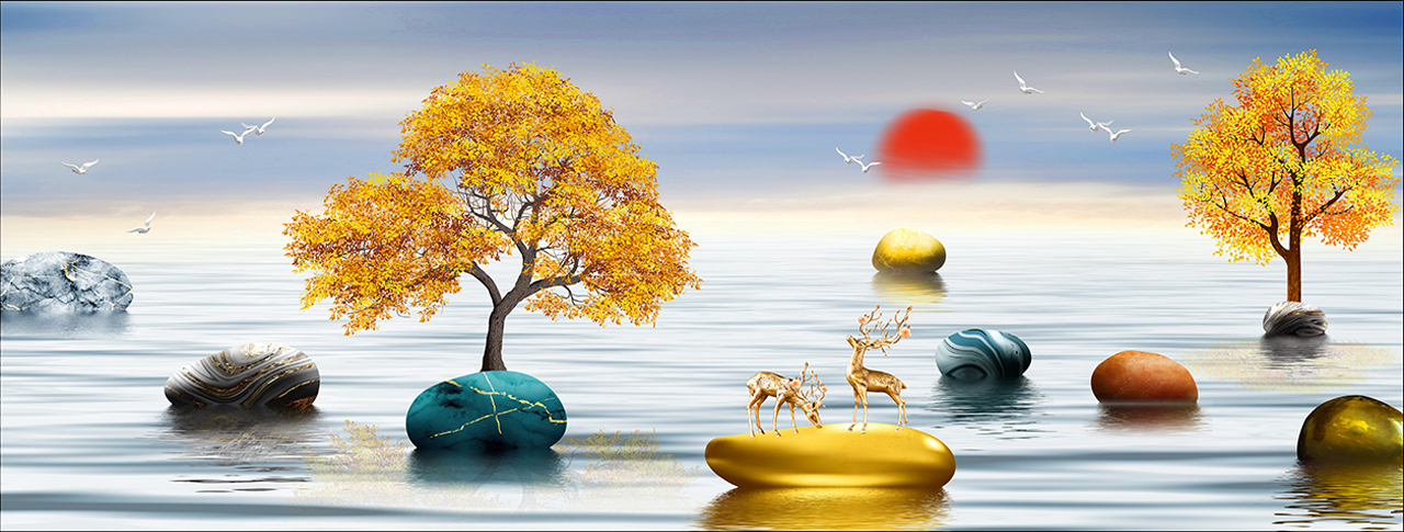 现代简约装饰画插图1