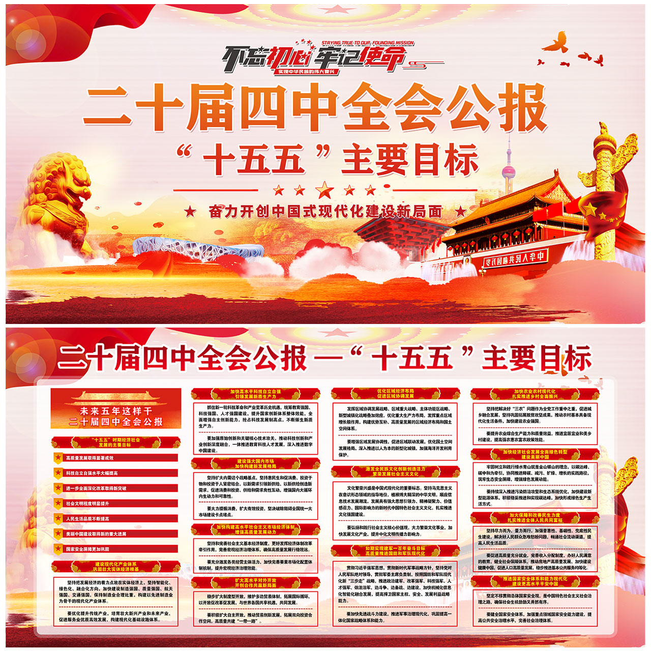 十五五主要目标四中全会公报插图